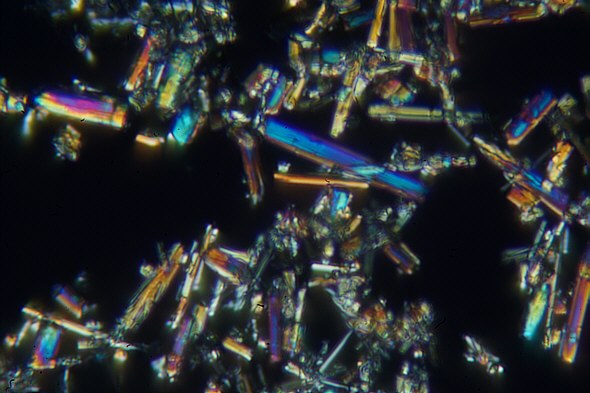 [ Calcitkristalle aus dem Wasserkocher ]