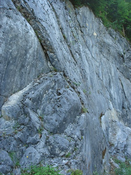 [ Rock wall in Austria ]