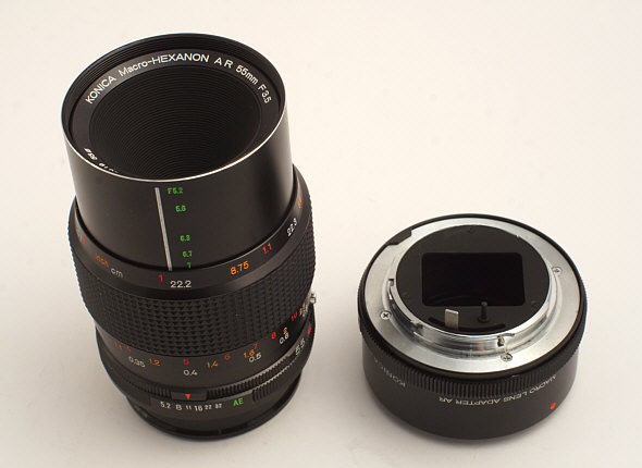 [ Konica "Hexanon" macro objective (55/3.5) ]