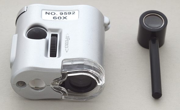 [ Cheap pocket microscope (Ebay) ]