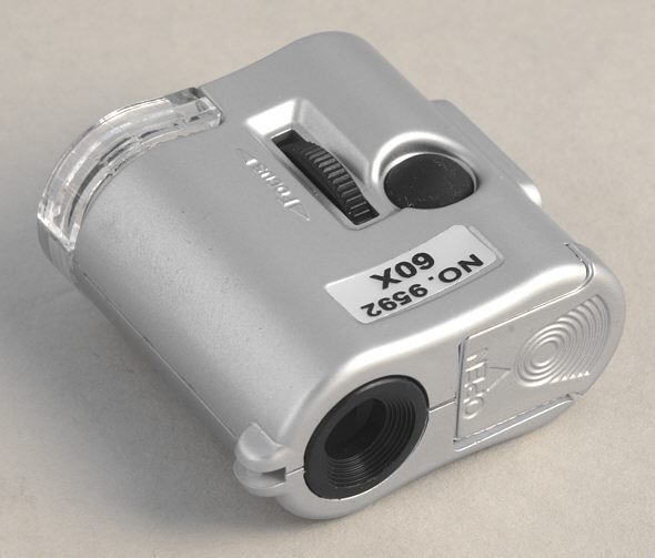 [ Cheap pocket microscope (Ebay) ]