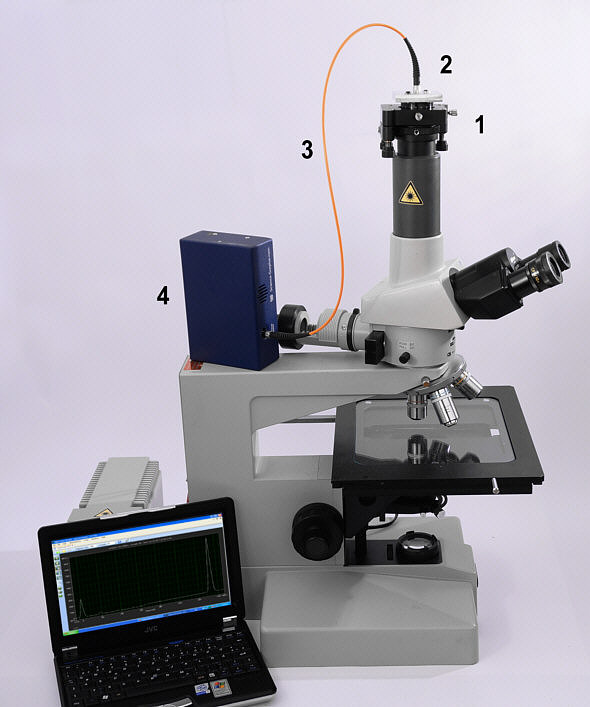 [ Raman DIY spectrometer microscope ]
