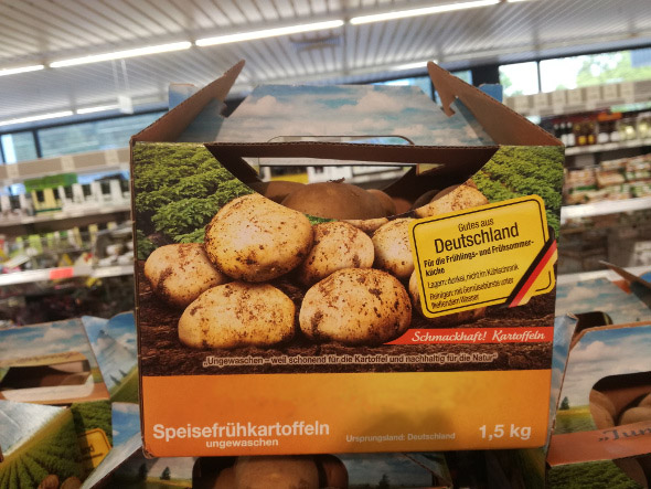 [ Ungewaschene Kartoffeln ]