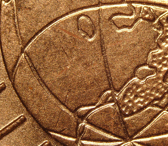 [ Einfaches Stereomikroskop: Demobild M&uuml;nze ]